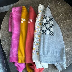 Bundle of Girls sweatshirts